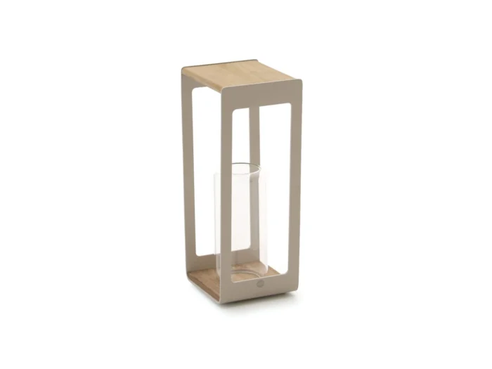 SUNS Zara M lantaarn 22x19x50cm - Taupe
