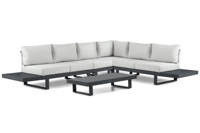 Lifestyle Garden Furniture Lorenzo hoek loungeset 7-delig – Grijs-antraciet