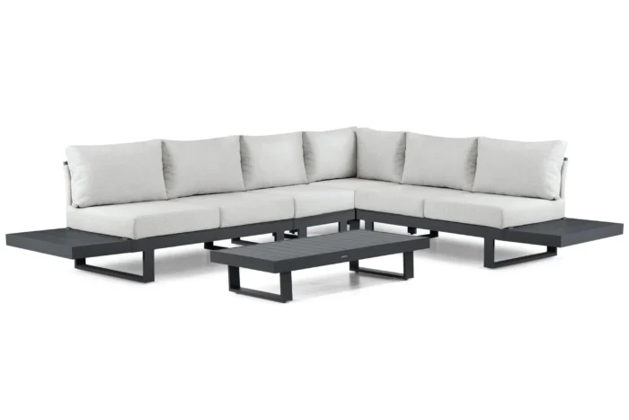 Lifestyle Garden Furniture Lorenzo hoek loungeset 7-delig - Grijs-antraciet