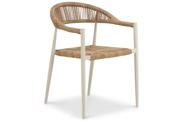 De Laan Projects Laan Granada dining tuinstoel – Taupe-naturel-bruin