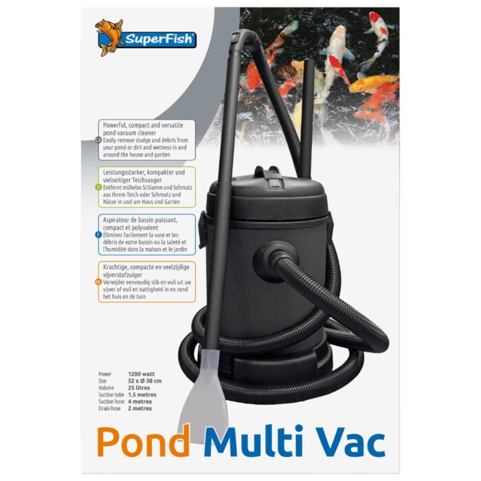Superfish Pond multi vac – zwart