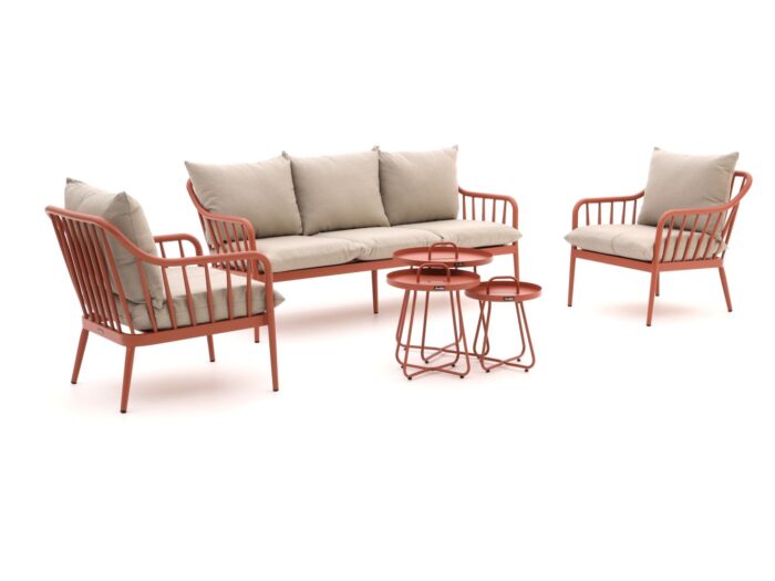 Manifesto Furniture Manifesto Celante/Pito stoel-bank loungeset 6-delig Laagste prijsgarantie! – Rood