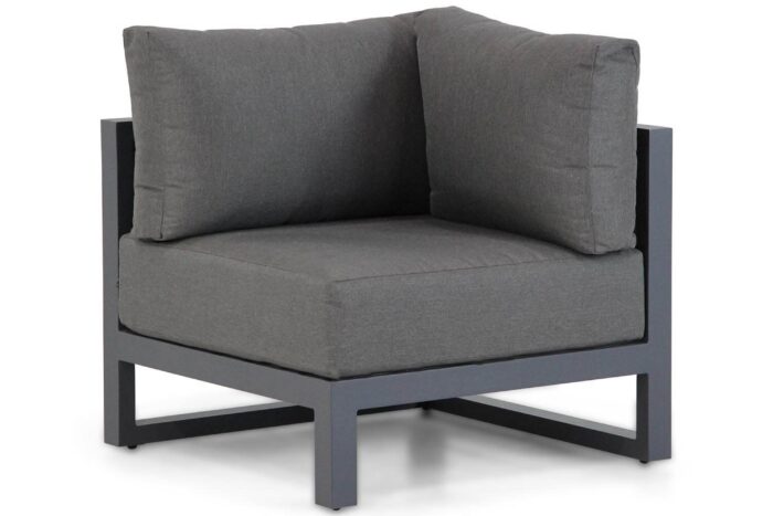 Santika Furniture Salviano hoek module – Grijs-antraciet