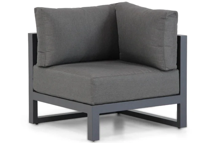 Santika Furniture Salviano hoek module - Grijs-antraciet