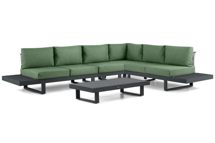 Lifestyle Garden Furniture Lorenzo hoek loungeset 7-delig - Grijs-antraciet