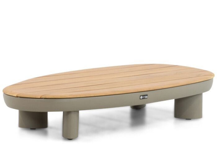Santika Furniture Guss loungetafel organisch – Taupe-naturel-bruin