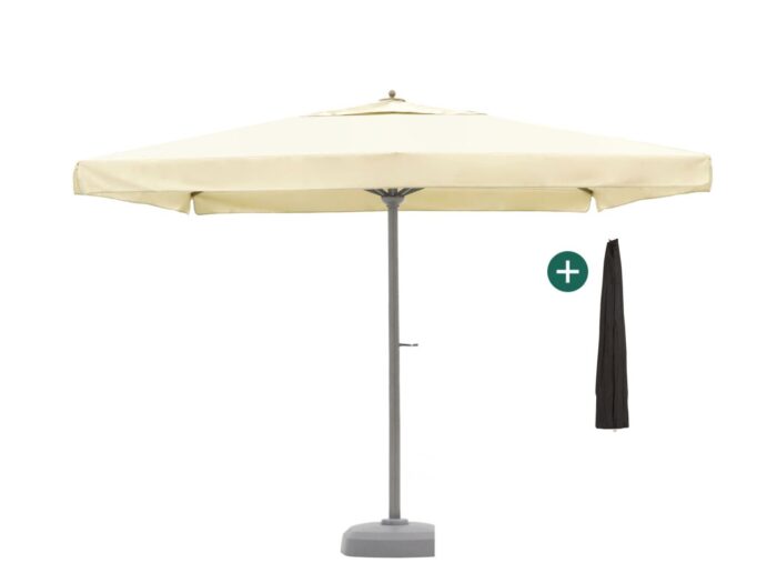 Shadowline Java parasol 400x400cm Laagste prijsgarantie! – Wit
