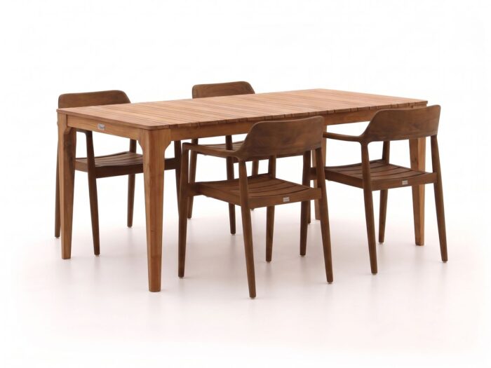 Bellagio tuinmeubelen Bellagio Balba/Bruca 170cm dining tuinset 5-delig stapelbaar Laagste prijsgarantie!
