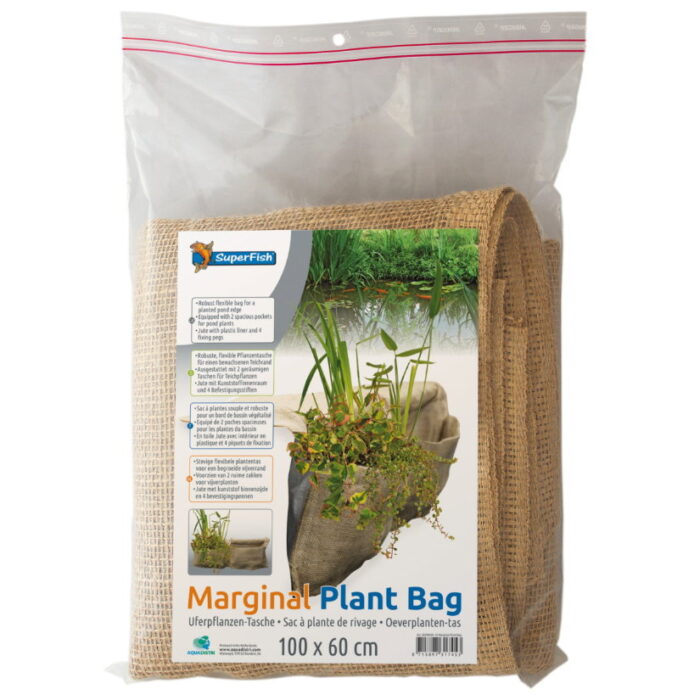 Superfish Oeverplantzak 100×60 cm – zwart