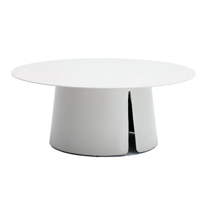 Oosterik home Rockerville lounge tafel mist grey dia. 90 cm - grijs