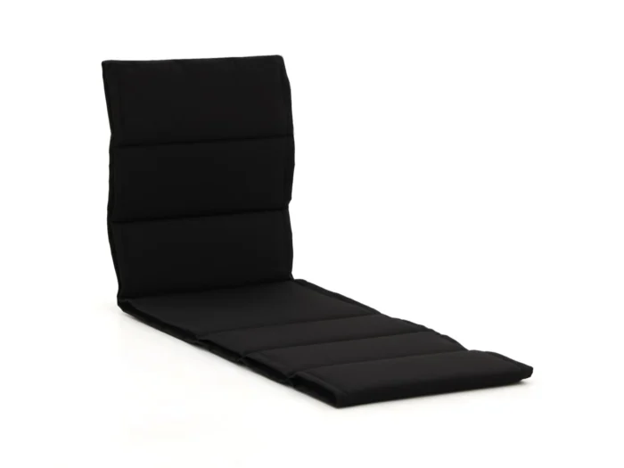 Tex Style Michelin Fiber tuinkussen voor ligbed 200x57cm - Zwart