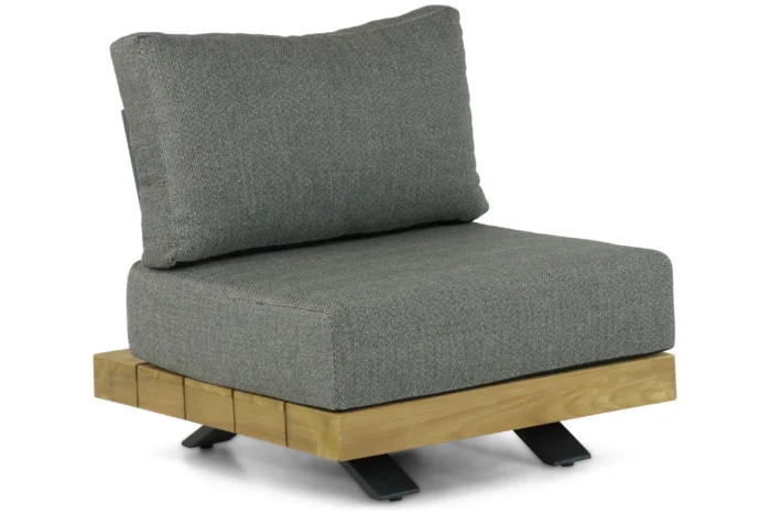 Santika Furniture Supralux midden module - Old teak greywash