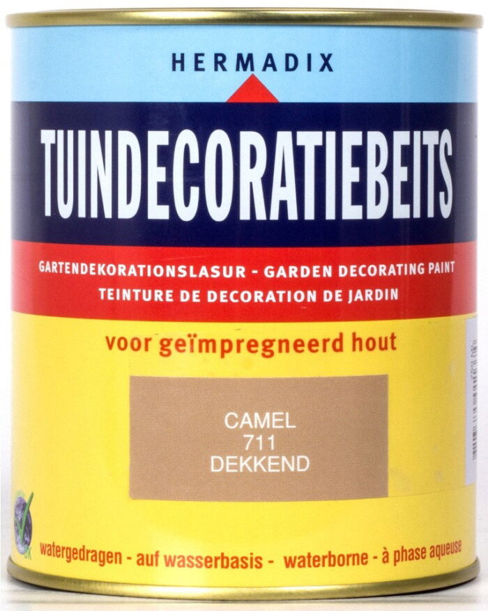 Hermadix Tuindecoratiebeits 711 camel 750 ml – bruin