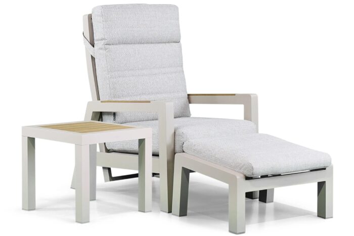 Lifestyle Garden Furniture Evora bistroset 3-delig – Taupe-naturel-bruin
