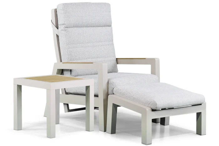 Lifestyle Garden Furniture Evora bistroset 3-delig - Taupe-naturel-bruin