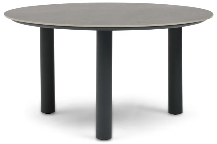Coco Trino dining tuintafel 140 cm - Grijs-antraciet