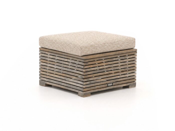 ROUGH Furniture ROUGH-C lounge voetenbank 60x60cm Laagste prijsgarantie! – Taupe
