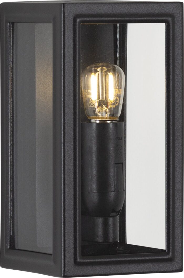 Ks verlichting Spark wandlamp h16b8d8 cm zwart K.S. Verlichting