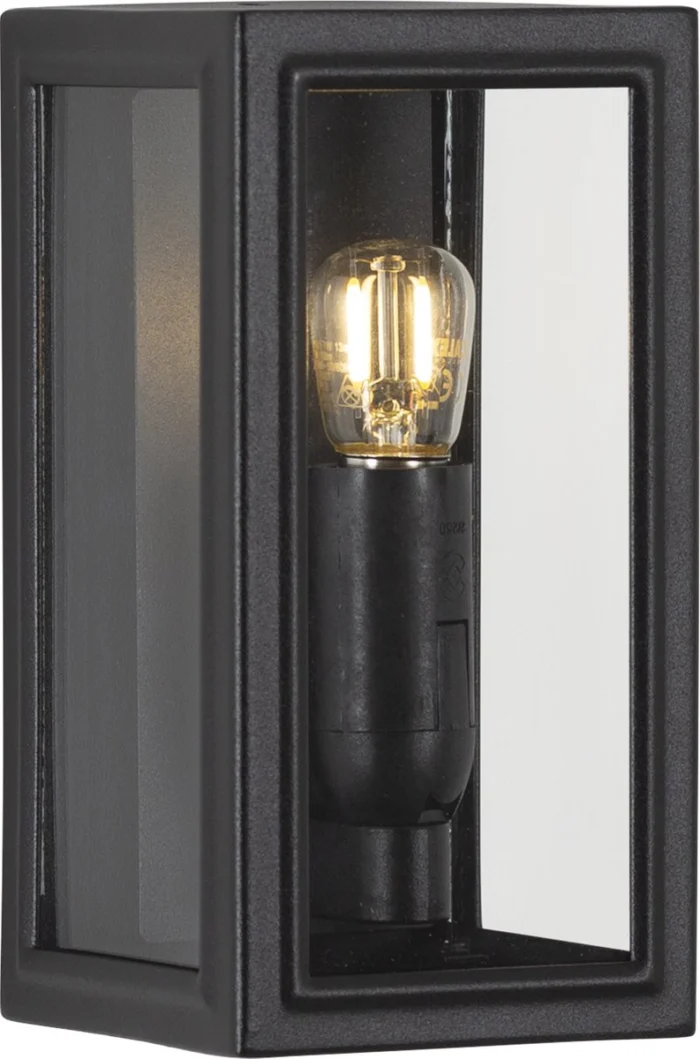 Ks verlichting Spark wandlamp h16b8d8 cm zwart K.S. Verlichting