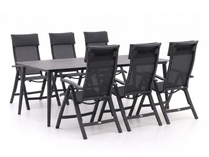 Bellagio tuinmeubelen Lugo/Sora 220cm dining tuinset 7-delig