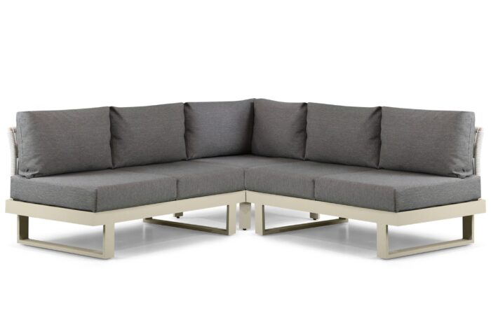 Lifestyle Garden Furniture Lorenzo hoek loungeset 3-delig – Taupe-naturel-bruin