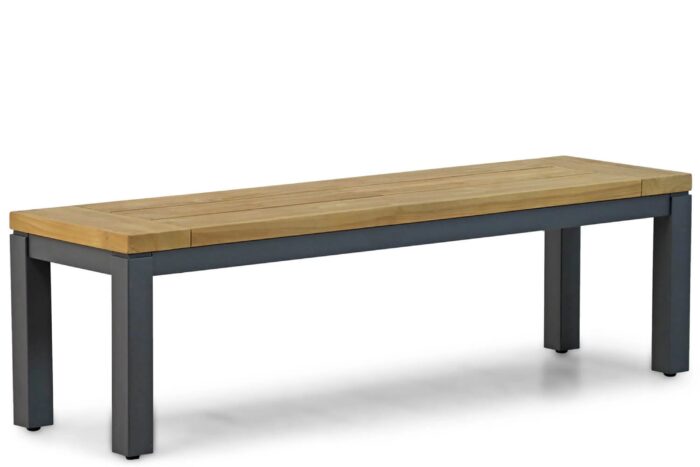 Lifestyle Garden Furniture Veneto picknick bank 150×42 cm – Old teak greywash