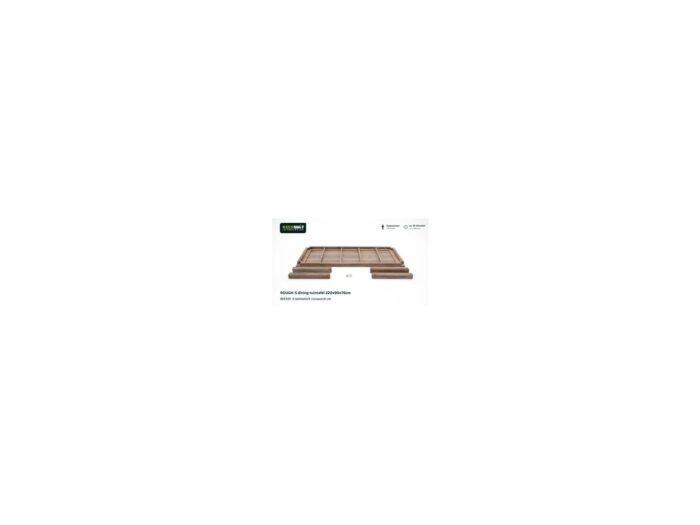 ROUGH Furniture ROUGH-S dining tuintafel 300x90x76cm – Bruin