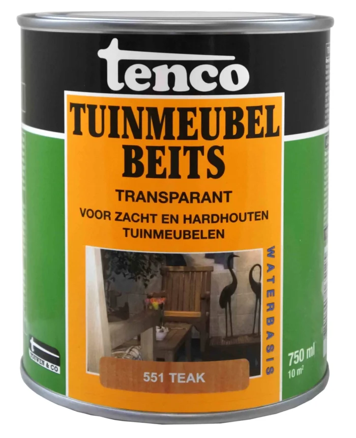 Tenco Tuinmeubelbeits teak 551 0,75l verf/beits - bruin