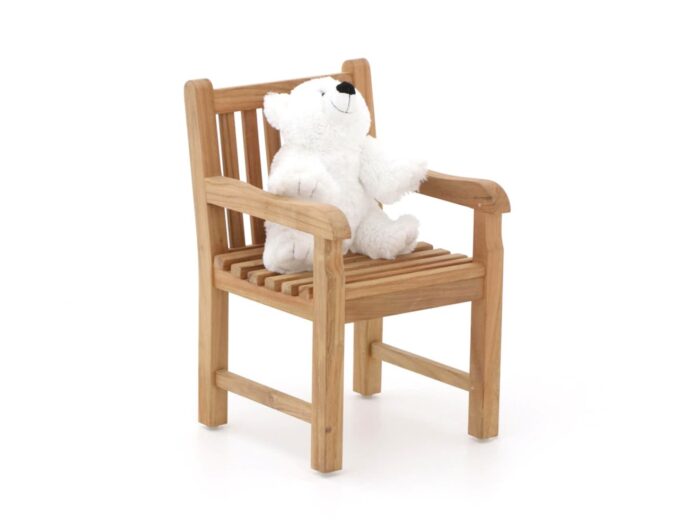 Kees Smit Collectie Kinder tuinstoel 35x40x56cm/KiKabeer Groot 30cm wit Laagste prijsgarantie! – Bruin