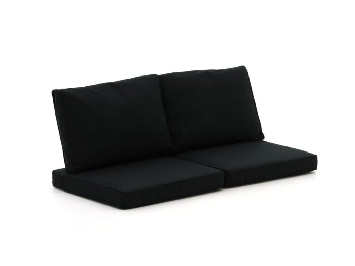 Madison loungekussenset luxe zit ca. 60x60cm rug ca. 60x40cm 4-delig Laagste prijsgarantie! – Zwart