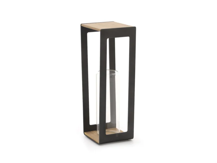 SUNS Zara L lantaarn 30x25x76cm - Grijs