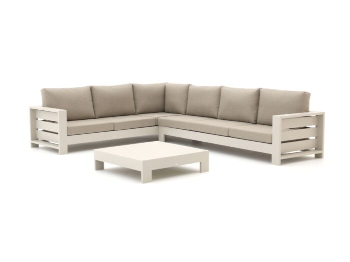 Bellagio tuinmeubelen Avolo hoek loungeset 3-delig links – Taupe
