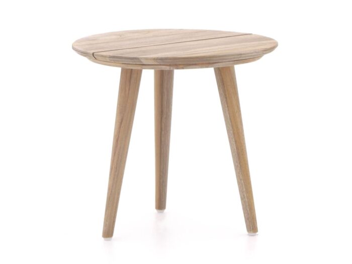 ROUGH Furniture ROUGH-K bijzet tuintafel ø 50cm Laagste prijsgarantie! – Bruin