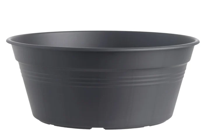 Elho Bloempot Green basics schaal 38 cm living black - zwart