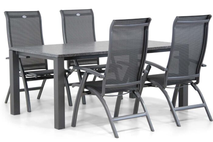 Hartman Summerland/Munster 180 cm dining tuinset 5-delig – Grijs-antraciet