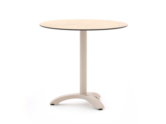 Bellagio tuinmeubelen Bellagio Lisio tuintafel ø80cm (h:73cm) Laagste prijsgarantie! – Taupe