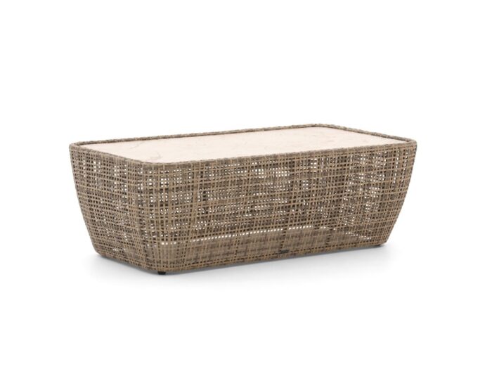 Intenso Furniture Intenso Marecchia lounge tuintafel 130x65x43cm Laagste prijsgarantie! – Taupe