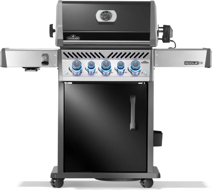 Napoleon grills Rogue Pro-S 425 met gietijzeren roosters zwart incl. draaispit barbecue