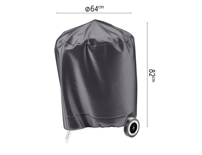 Aerocover BBQ hoes dia. 64 cm - grijs