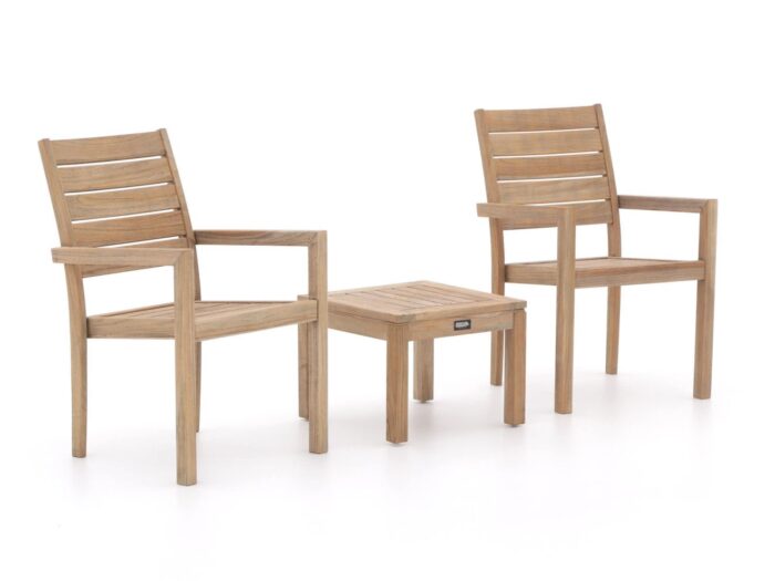 ROUGH Furniture ROUGH-S balkonset 3-delig stapelbaar Laagste prijsgarantie! – Bruin