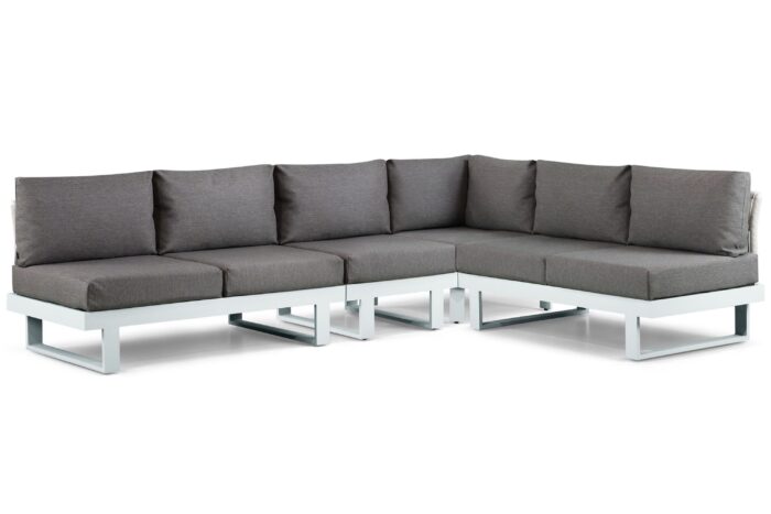 Lifestyle Garden Furniture Lorenzo hoek loungeset 4-delig – Wit