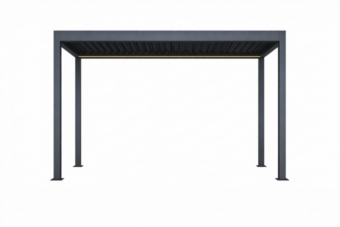 Camello Alura pergola 300×300 cm antraciet – Grijs-antraciet