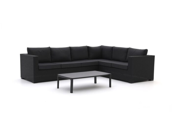 Forza Furniture Forza Giotto/Ciane hoek loungeset 3-delig rechts Laagste prijsgarantie! – Zwart