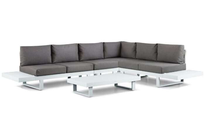 Lifestyle Garden Furniture Lorenzo hoek loungeset 7-delig – Wit