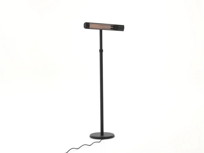 Sunred Dark staande terrasverwarmer 2500 Watt - Zwart