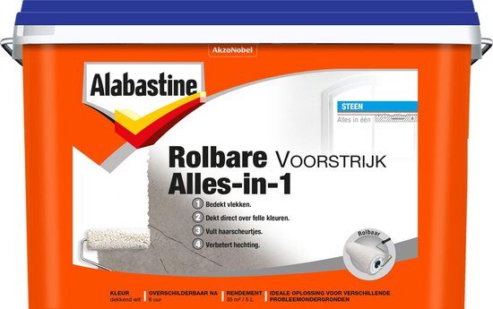 Alabastine Voorstrijk Rolbaar 4In1 5L