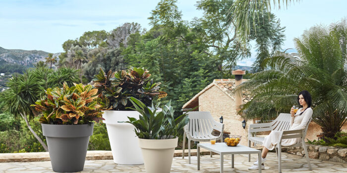 Bloembak plantenbak bloempot rond 60cm