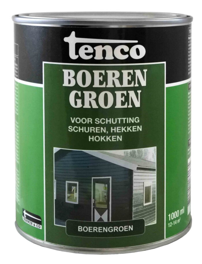 Tenco Boerengroen 1l verf/beits – groen