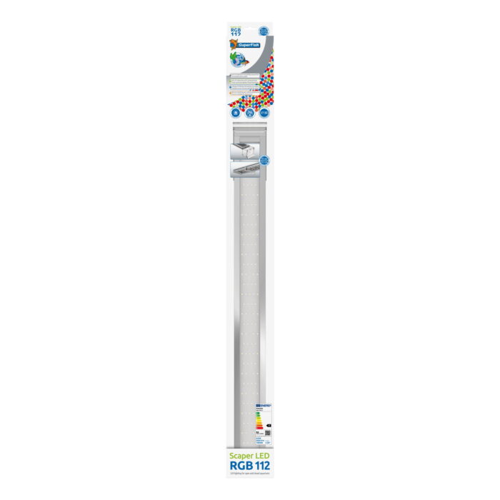 Superfish Scaper led rgb 112 cm- 64 w – zwart