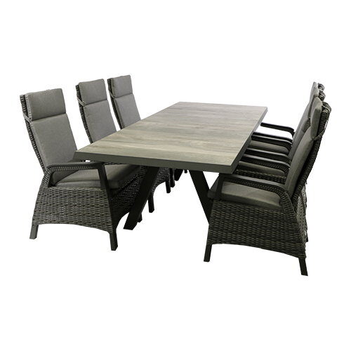 Own Paraguay Diningset L205/265 x B103 x H76